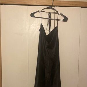 SHEIN Black Backless Dress